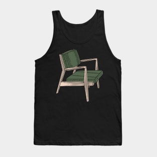 Green Modern Chair Tank Top